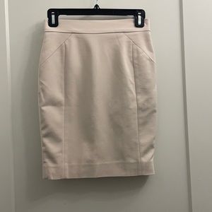 H&M cream pencil skirt